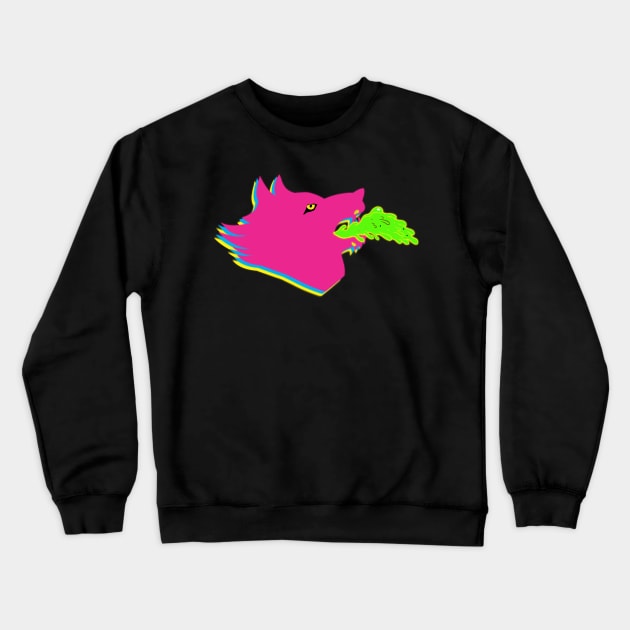 Atomic Vomit Crewneck Sweatshirt by CrazyCreature